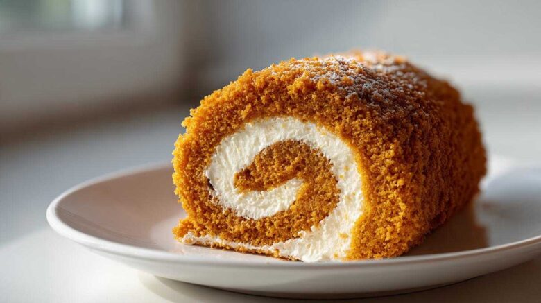 Pumpkin Roll Cake