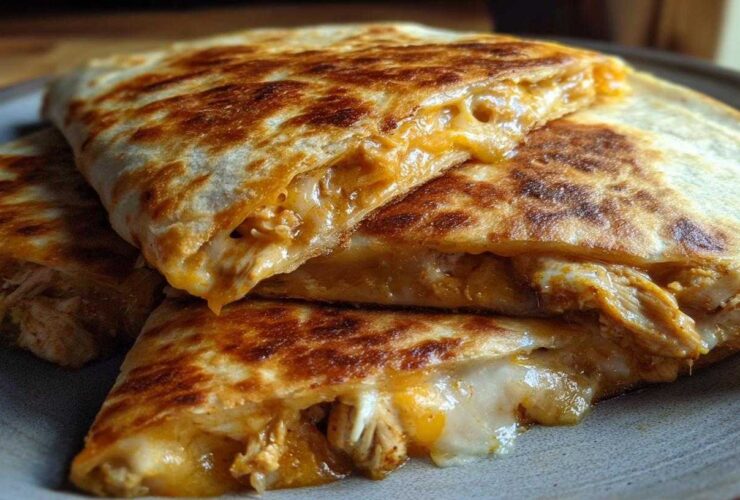 Sheet Pan Chicken Fajita Quesadillas