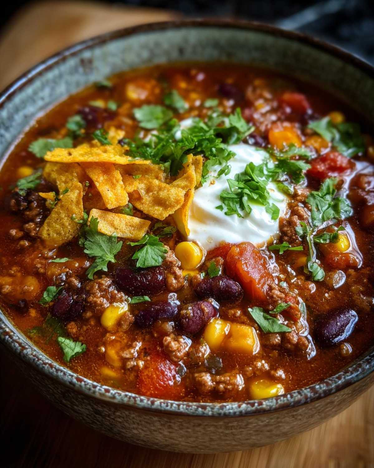 Taco Soup - detail 1