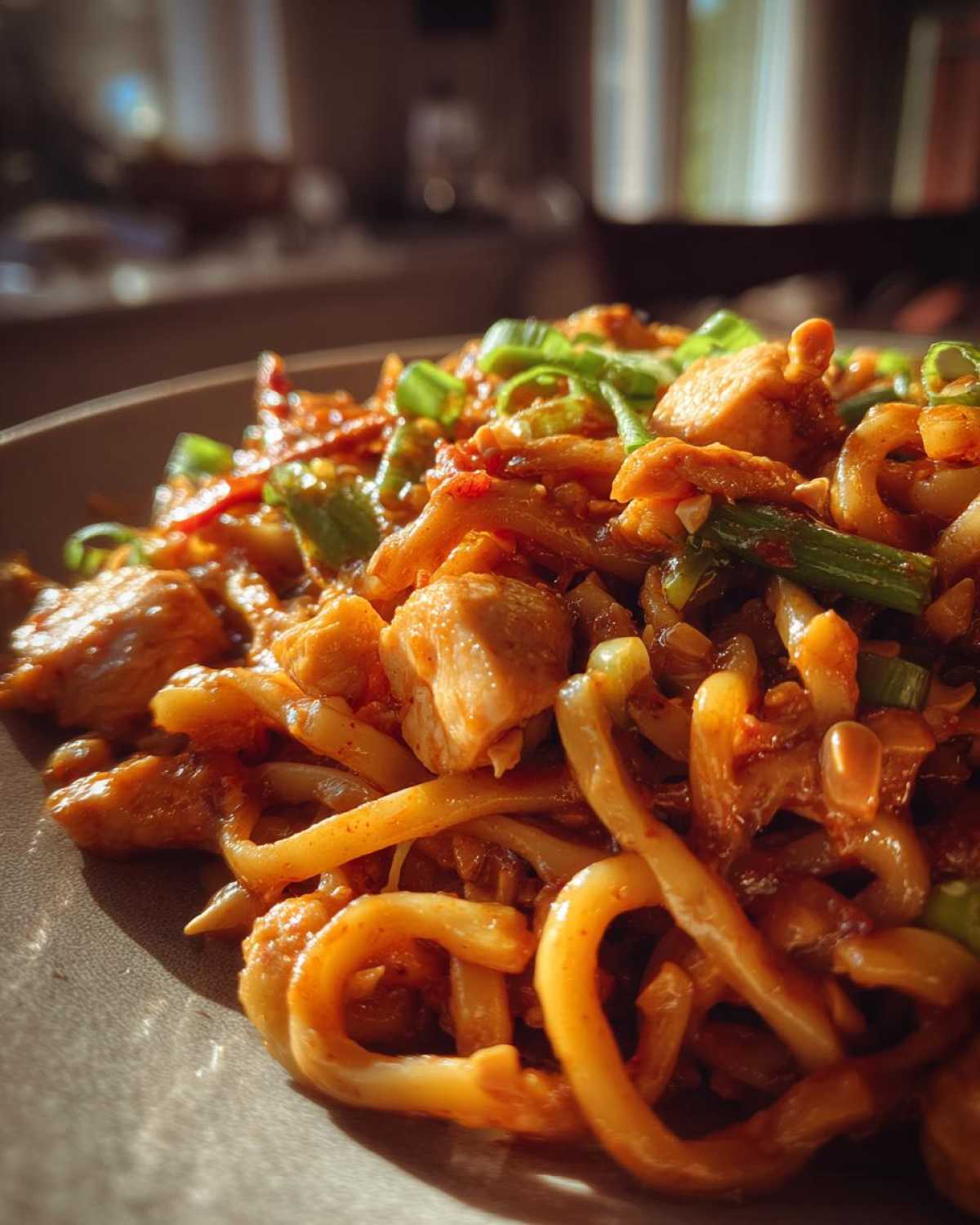 Thai Peanut Chicken Noodles - detail 1