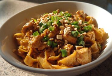 Thai Peanut Chicken Noodles