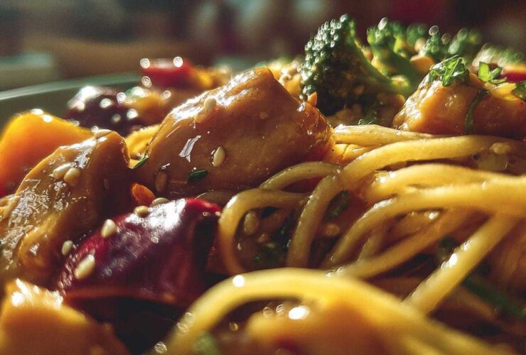 Thai Peanut Chicken Noodles