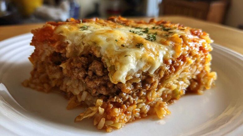Unstuffed Cabbage Roll Casserole