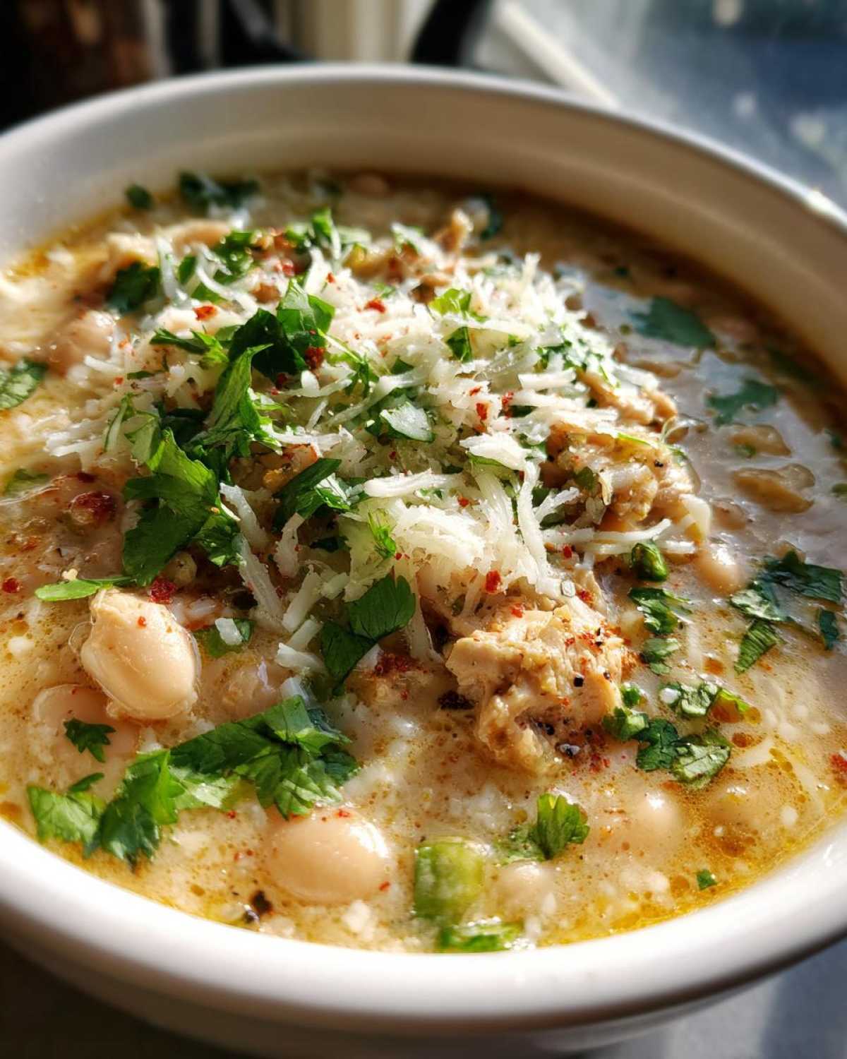 White Chicken Chili - detail 1