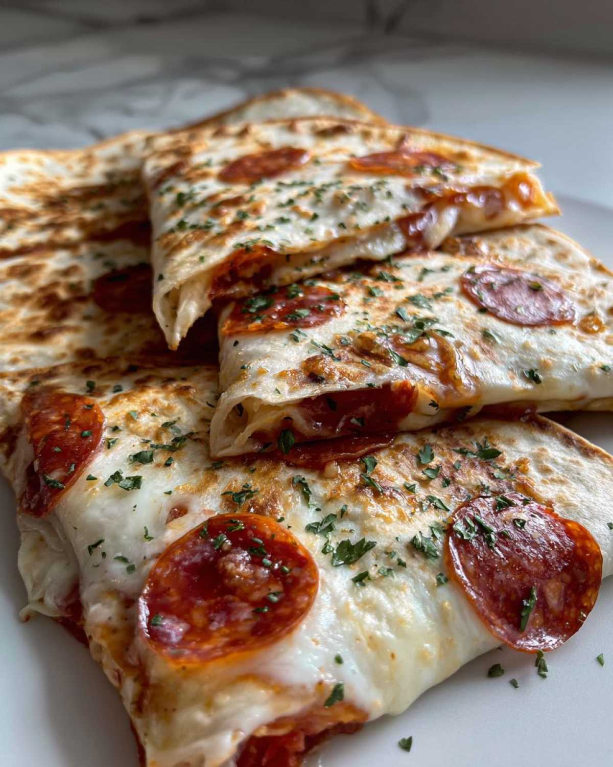 15-Minute Pepperoni Pizza Quesadillas (Kid-Friendly Dinner) - detail 1