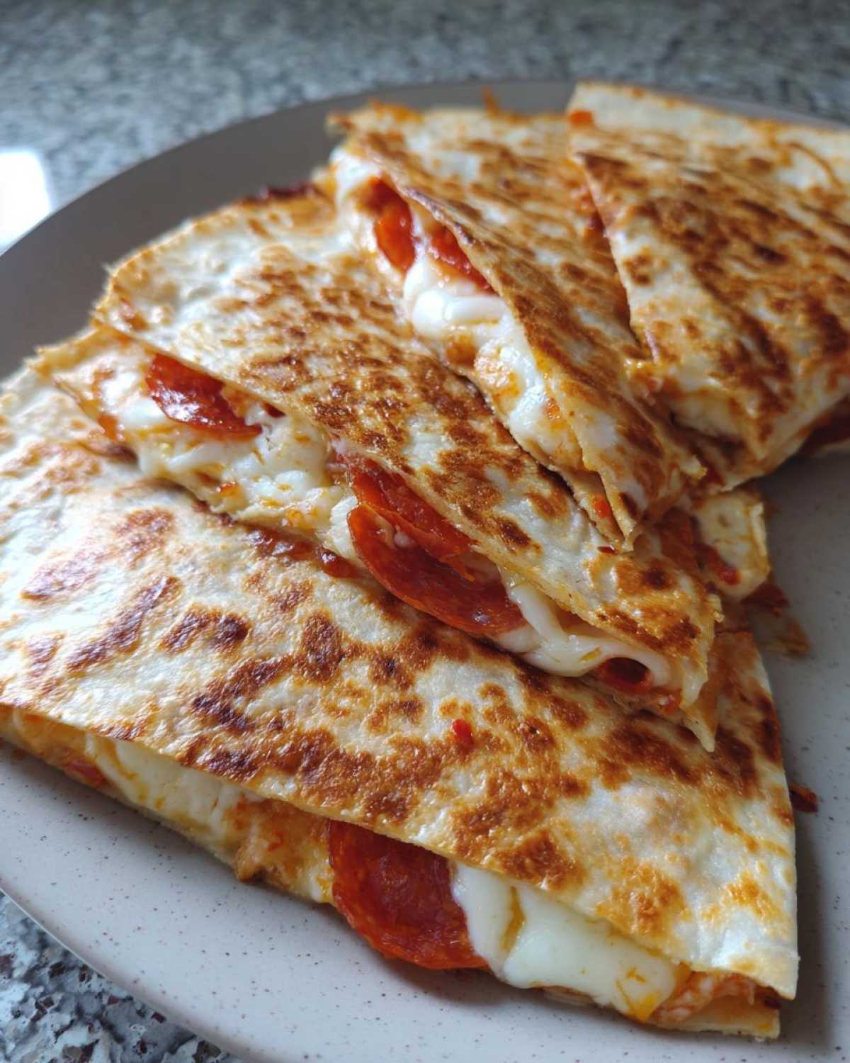 15-Minute Pepperoni Pizza Quesadillas (Kid-Friendly Dinner) - detail 3