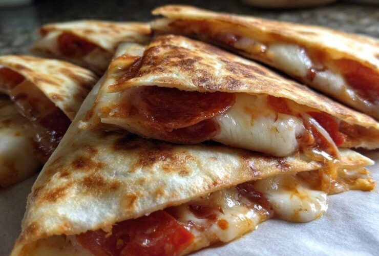 15-Minute Pepperoni Pizza Quesadillas (Kid-Friendly Dinner)