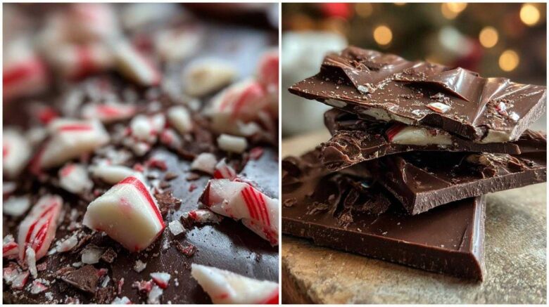 2-Ingredient Peppermint Bark (Easy Holiday Candy)
