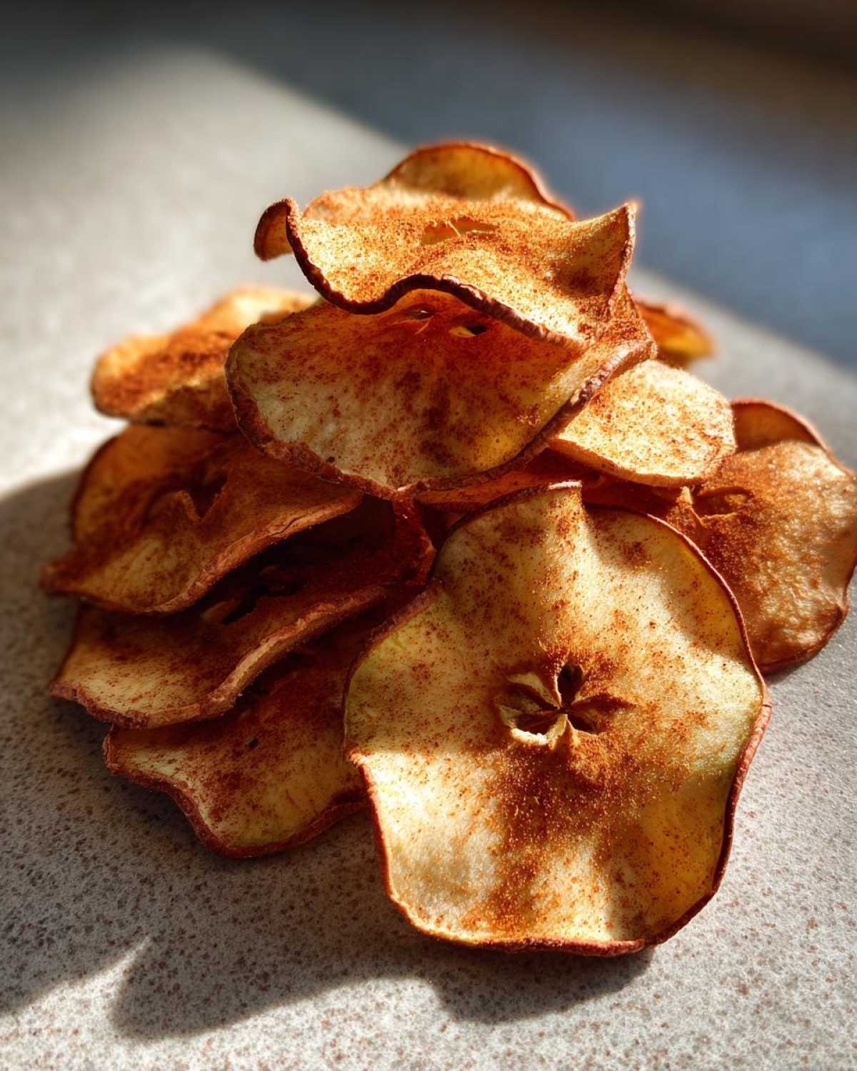 Air Fryer Apple Chips (Healthy Crunchy Snack) - detail 3