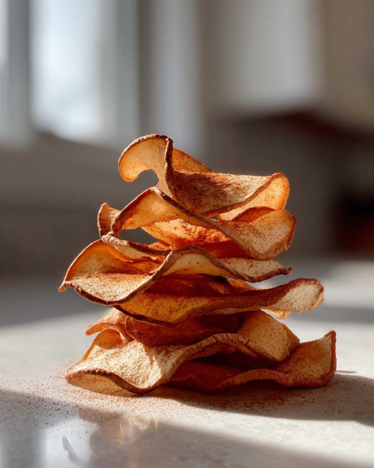 Air Fryer Apple Chips (Healthy Crunchy Snack) - detail 1