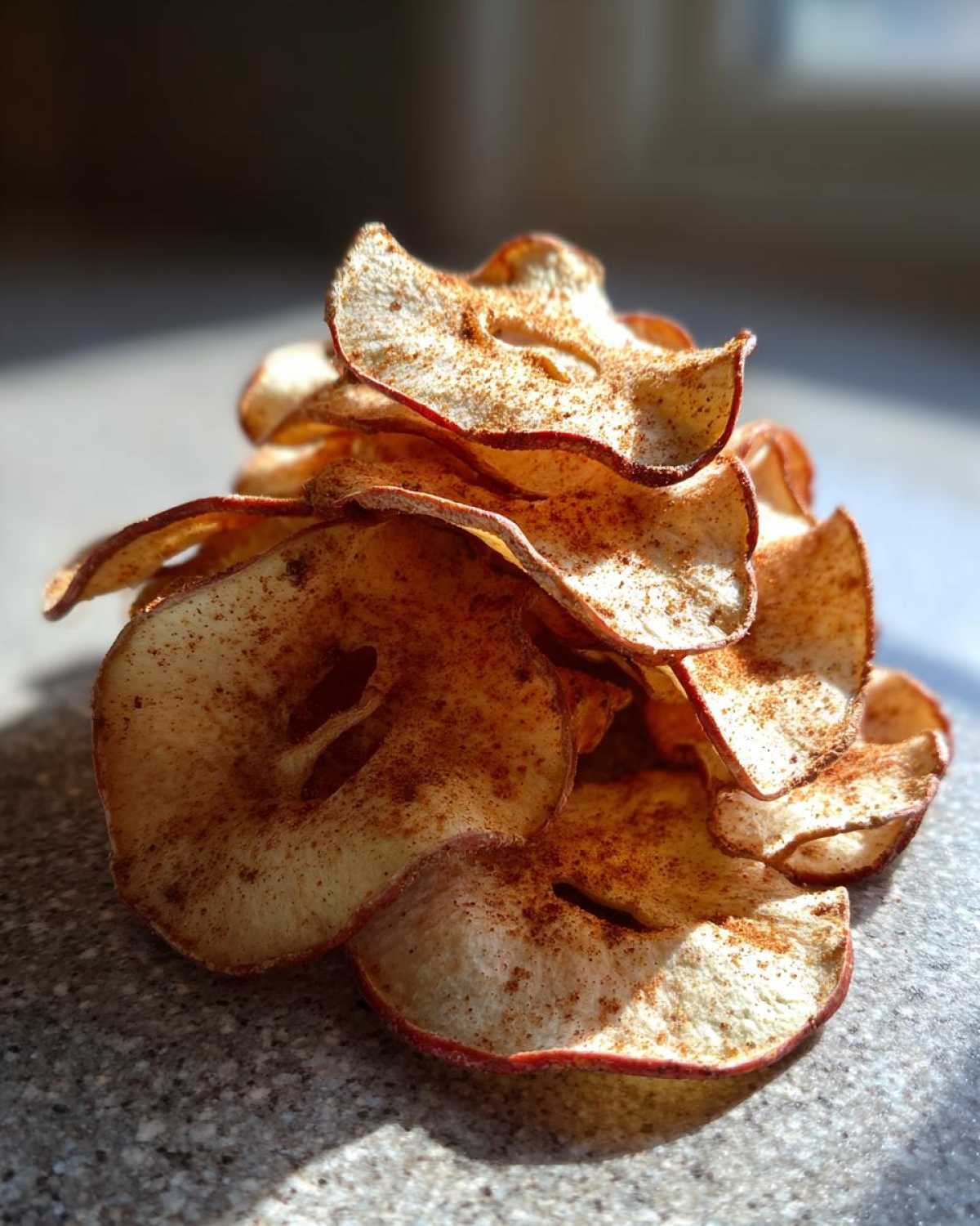 Air Fryer Apple Chips (Healthy Crunchy Snack) - detail 2