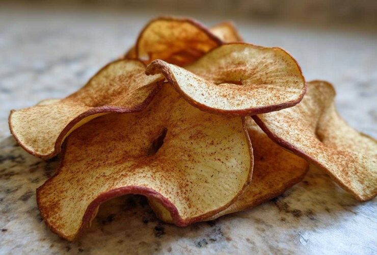Air Fryer Apple Chips (Healthy Crunchy Snack)