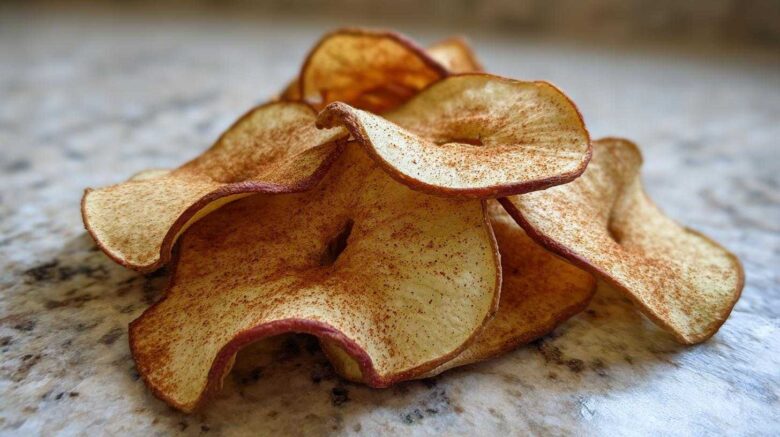 Air Fryer Apple Chips (Healthy Crunchy Snack)