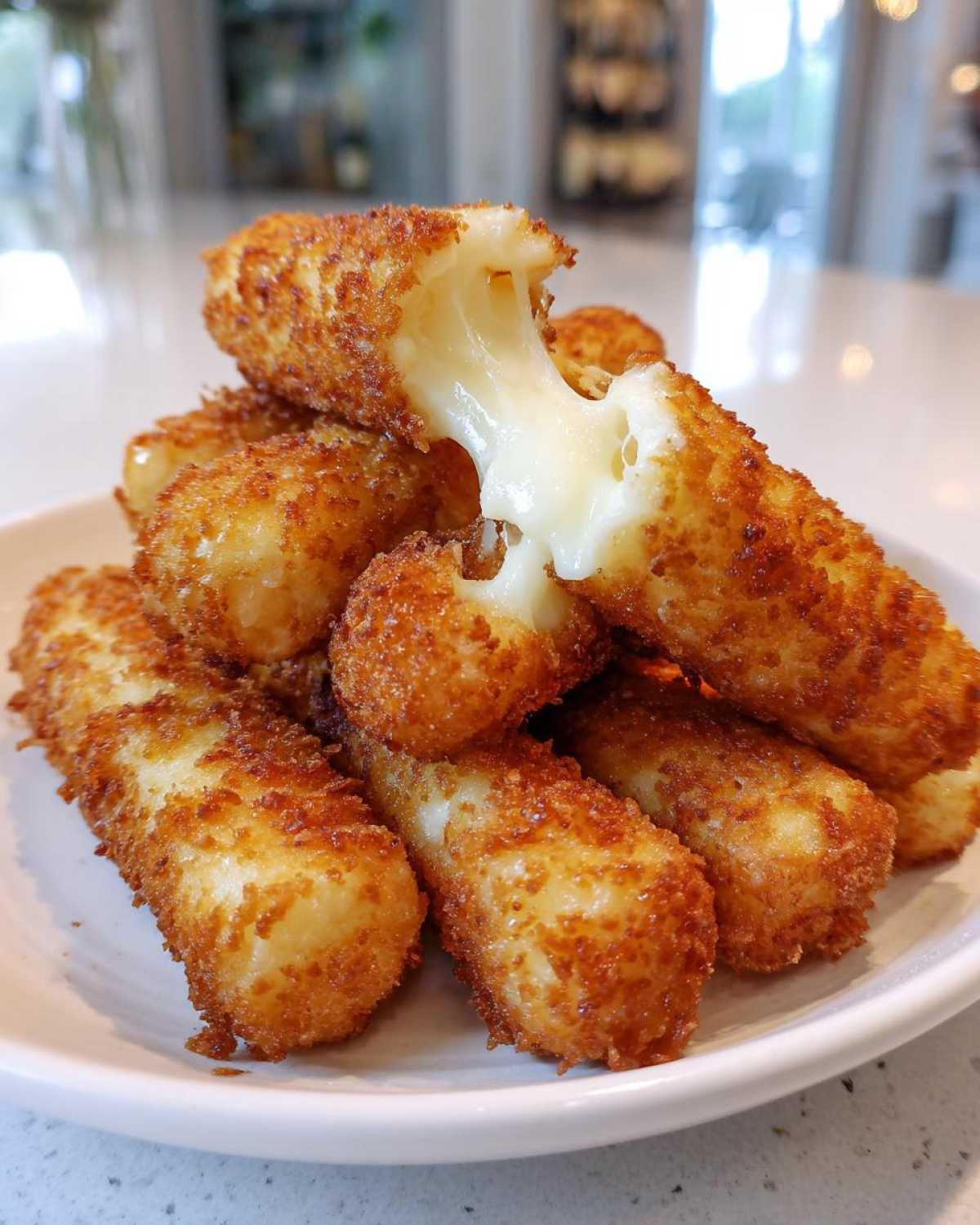 Air Fryer Mozzarella Sticks (No Oil, Super Crispy) - detail 2