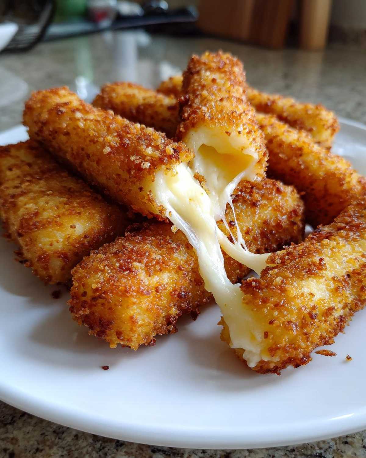 Air Fryer Mozzarella Sticks (No Oil, Super Crispy) - detail 1