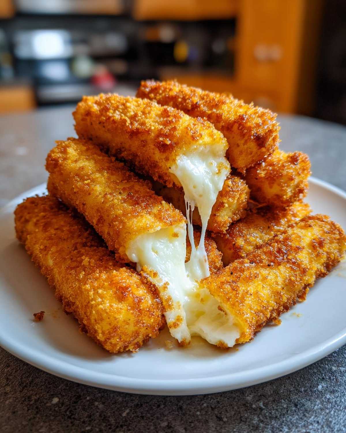 Air Fryer Mozzarella Sticks (No Oil, Super Crispy) - detail 4