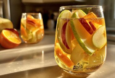 Apple Cider Sangria (Autumn Party Cocktail)