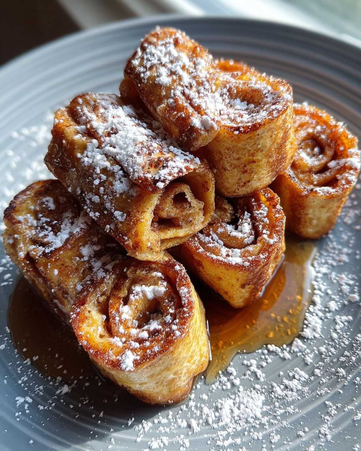 Apple Cinnamon French Toast Roll-Ups (Fun Breakfast Treat) - detail 1