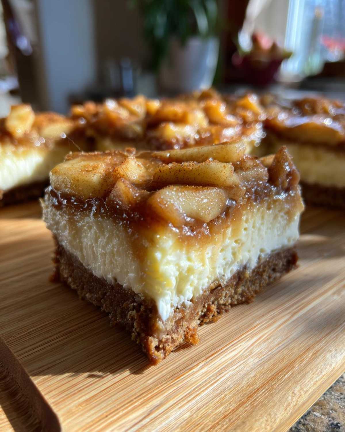 Apple Pie Cheesecake Bars (Two Desserts in One) - detail 1