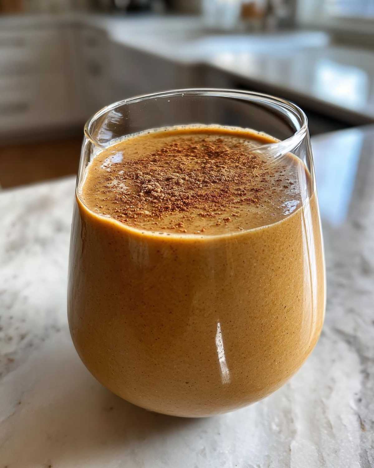 Apple Pie Smoothie (Healthy Dessert in a Glass) - detail 1