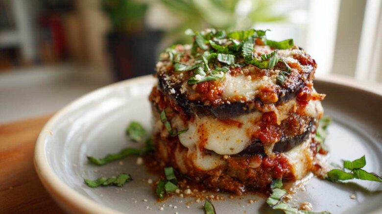 Baked Eggplant Parmesan Stacks (Meatless Italian Classic)