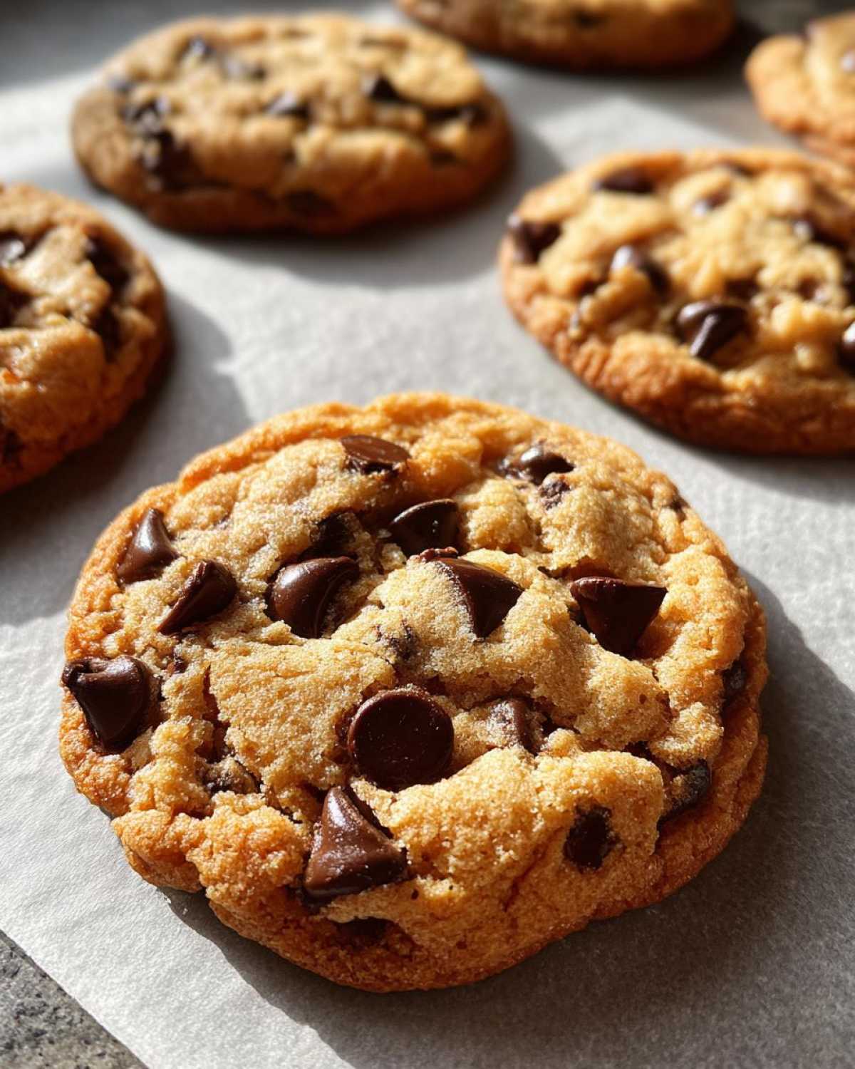 Bakery-Style Chocolate Chip Cookies (Chewy Center, Crispy Edges) - detail 1