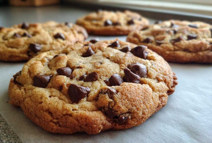 Bakery-Style Chocolate Chip Cookies (Chewy Center, Crispy Edges)