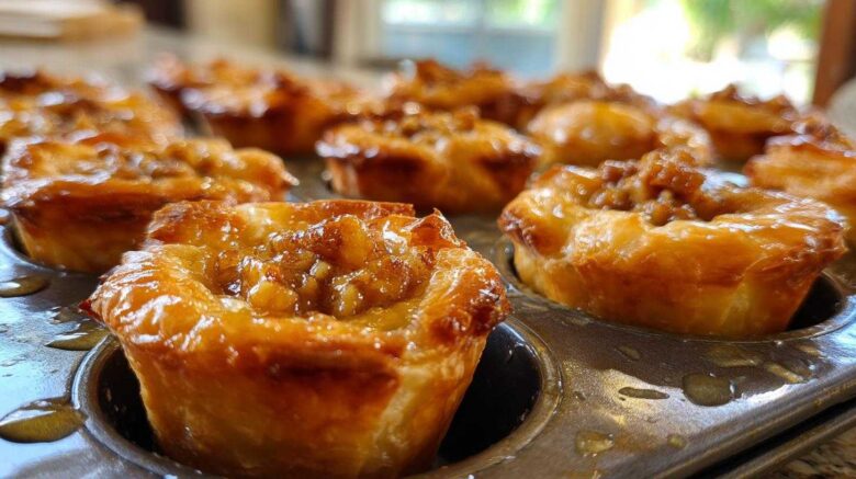 Baklava Bites (Easy Honey Nut Pastries)