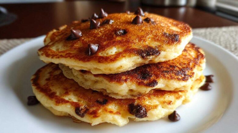Banana Chocolate Chip Pancakes (Fluffy Weekend Treat)