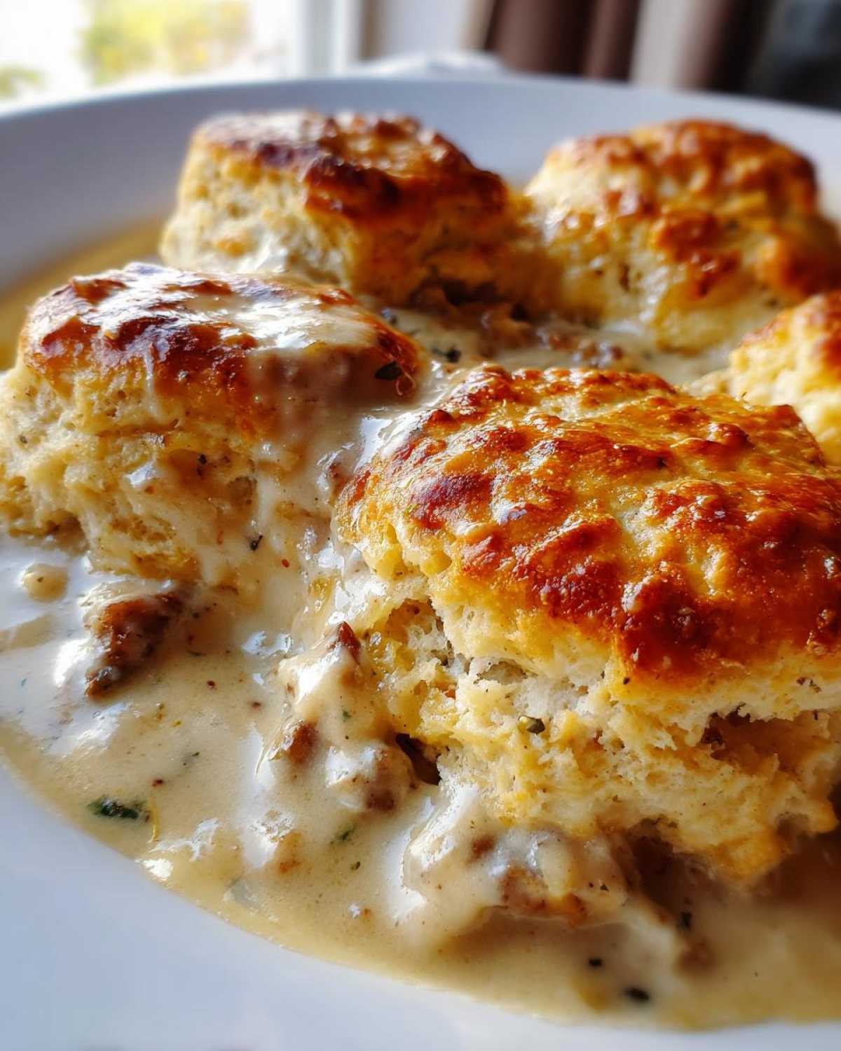 Biscuits and Gravy Casserole (Southern Breakfast Favorite) - detail 1