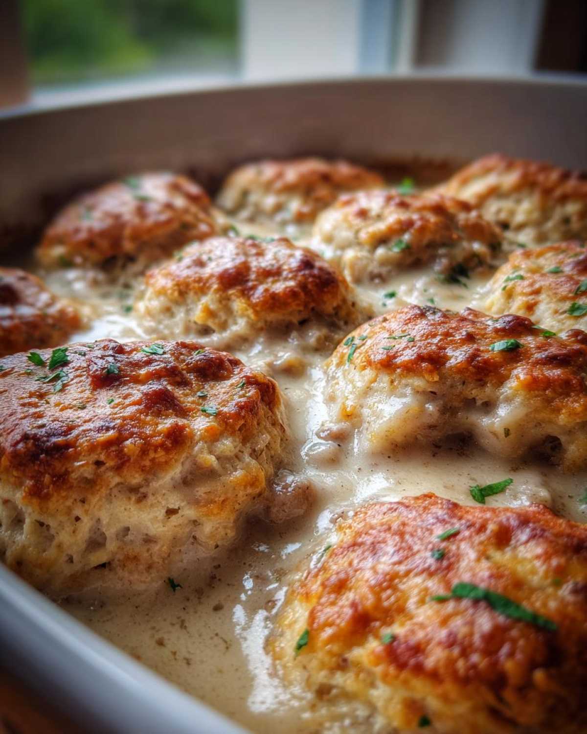 Biscuits and Gravy Casserole (Southern Breakfast Favorite) - detail 2