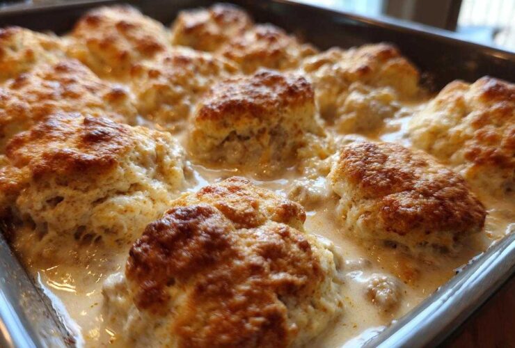 Biscuits and Gravy Casserole (Southern Breakfast Favorite)