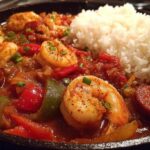 Cajun Shrimp & Sausage Skillet (30-Minute Spicy Dinner)