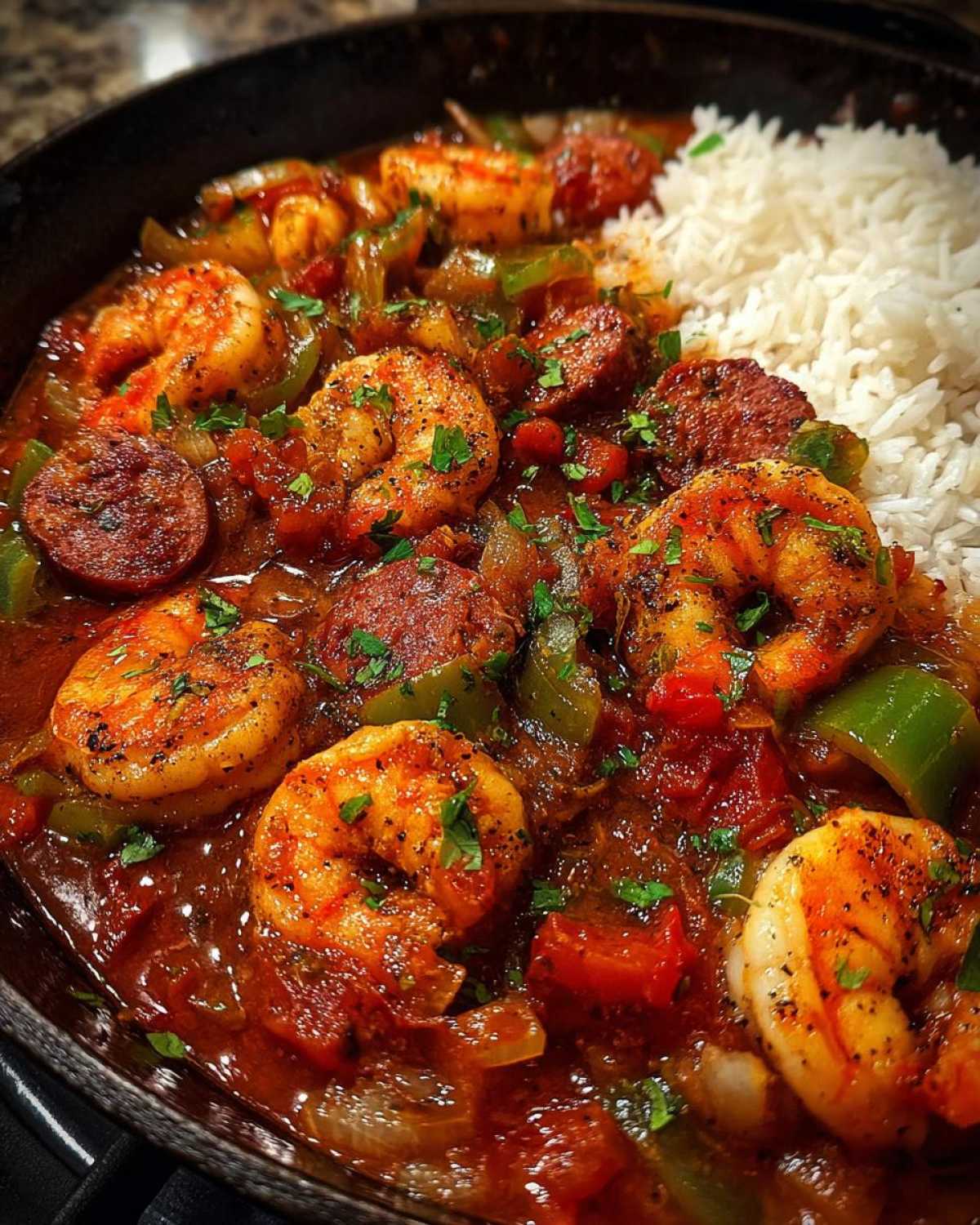 Cajun Shrimp & Sausage Skillet (30-Minute Spicy Dinner) - detail 2