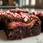 Candy Cane Brownies (Festive Peppermint Swirl)