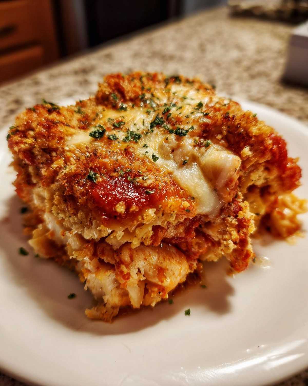 Cheesy Baked Chicken Parmesan Casserole (Crowd-Pleasing Dinner) - detail 4