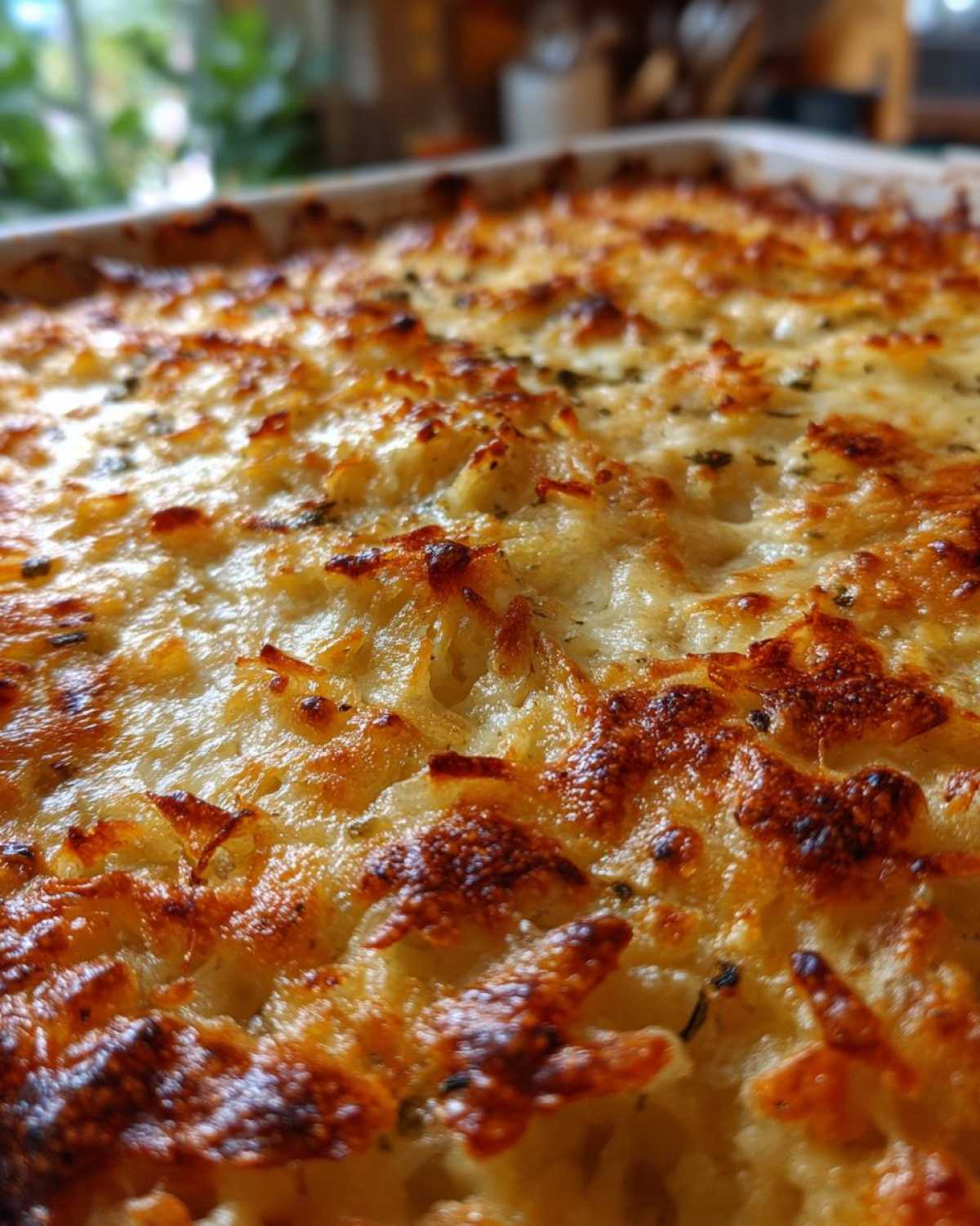 Cheesy Hash Brown Casserole (Café-Style Breakfast Bake) - detail 1