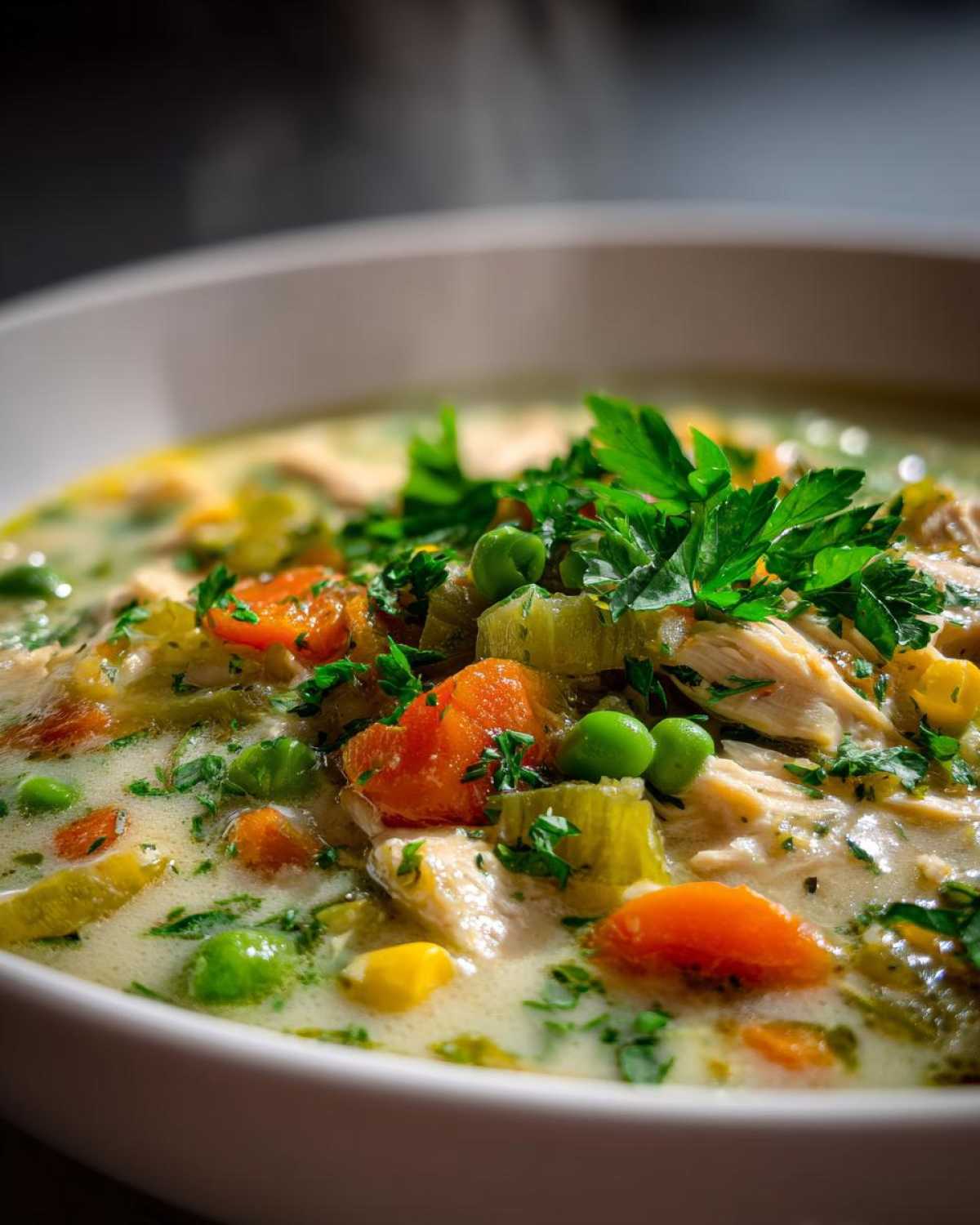Chicken Pot Pie Soup (All the Comfort Without the Crust) - detail 4