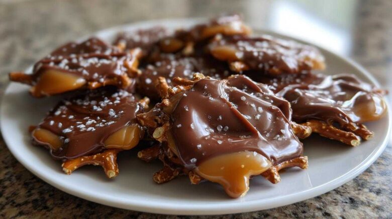 Chocolate Caramel Pretzel Turtles (Easy 3-Ingredient Candy)