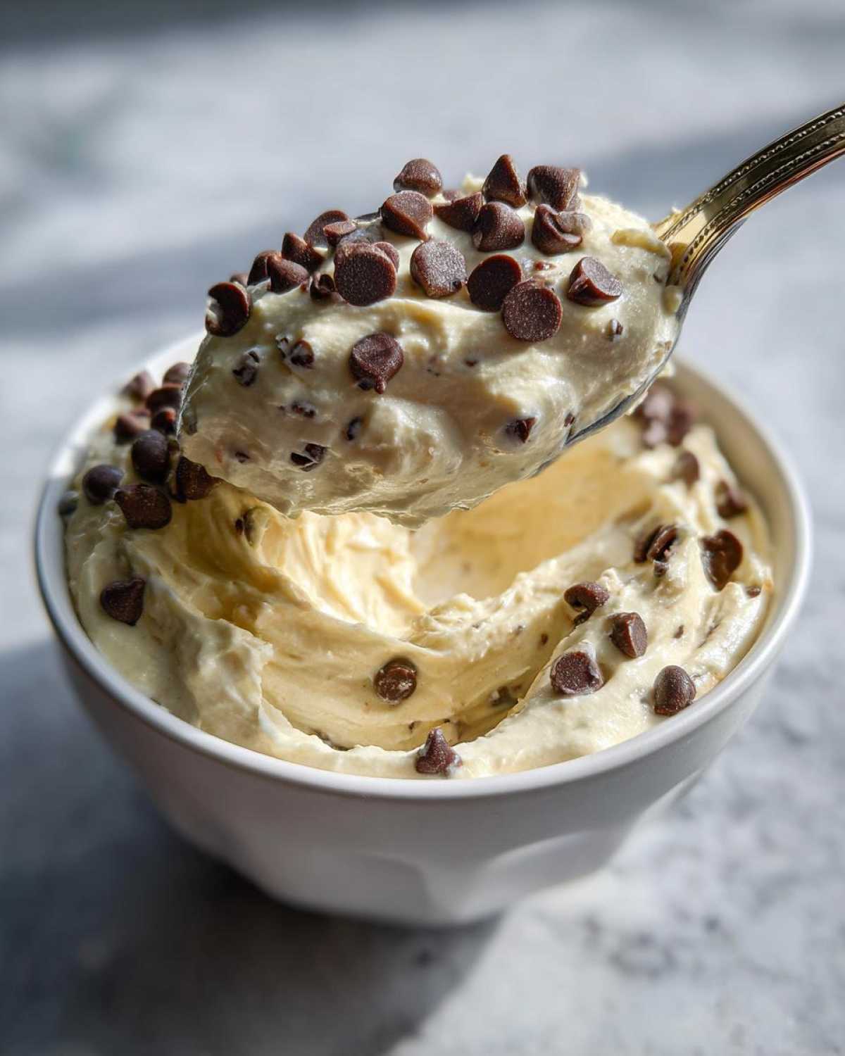 Chocolate Chip Cheesecake Dip (Crowd-Pleasing Dessert Dip) - detail 3