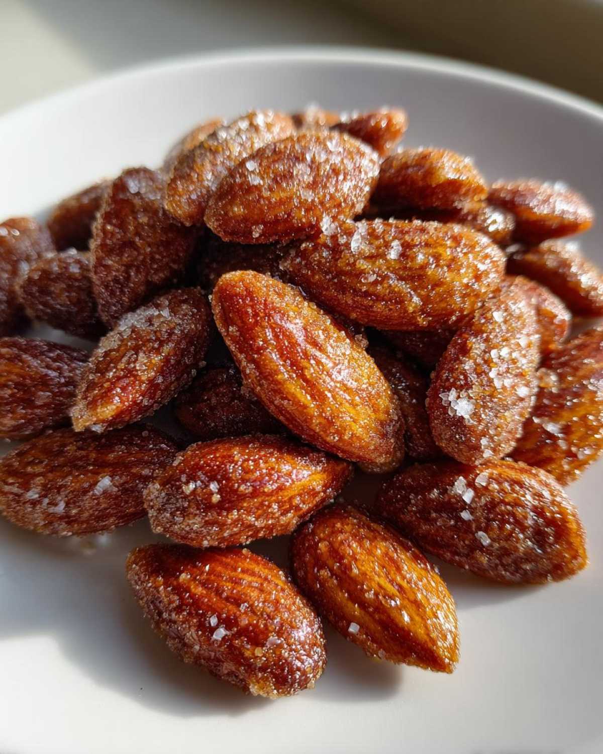 Cinnamon Sugar Roasted Almonds (Addictive Crunchy Snack) - detail 3