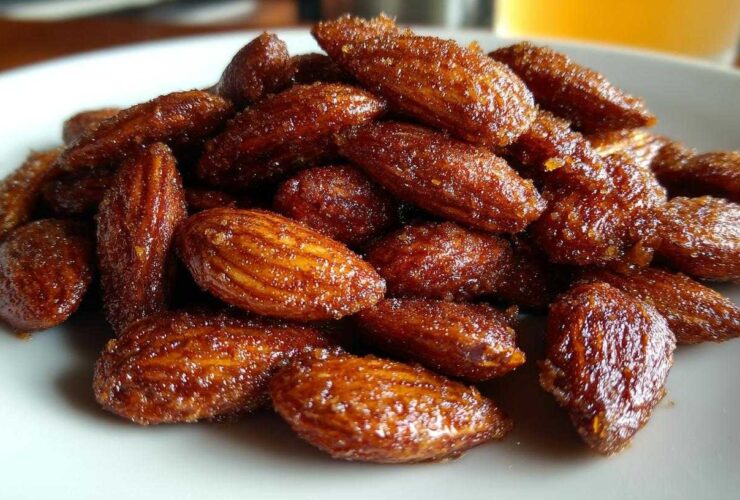 Cinnamon Sugar Roasted Almonds (Addictive Crunchy Snack)