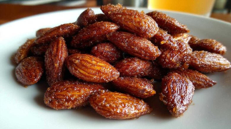 Cinnamon Sugar Roasted Almonds (Addictive Crunchy Snack)