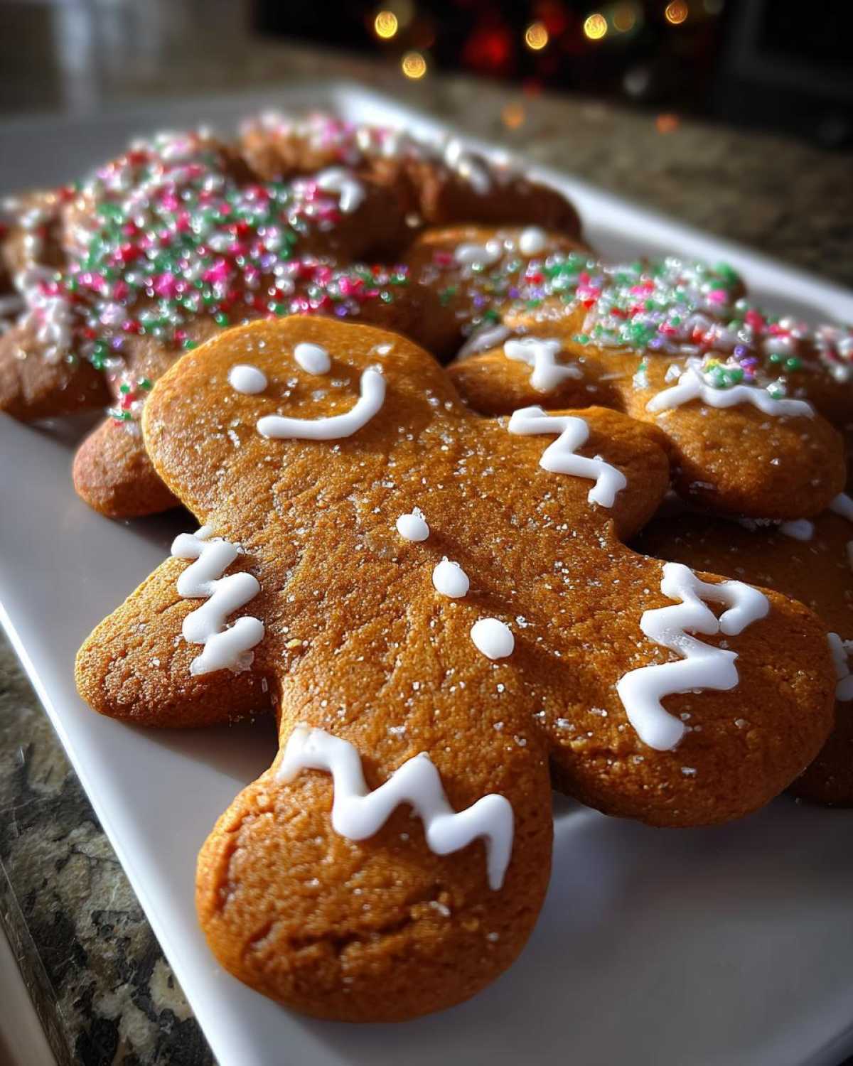 Classic Gingerbread Men Cookies (Spiced Christmas Tradition) - detail 1