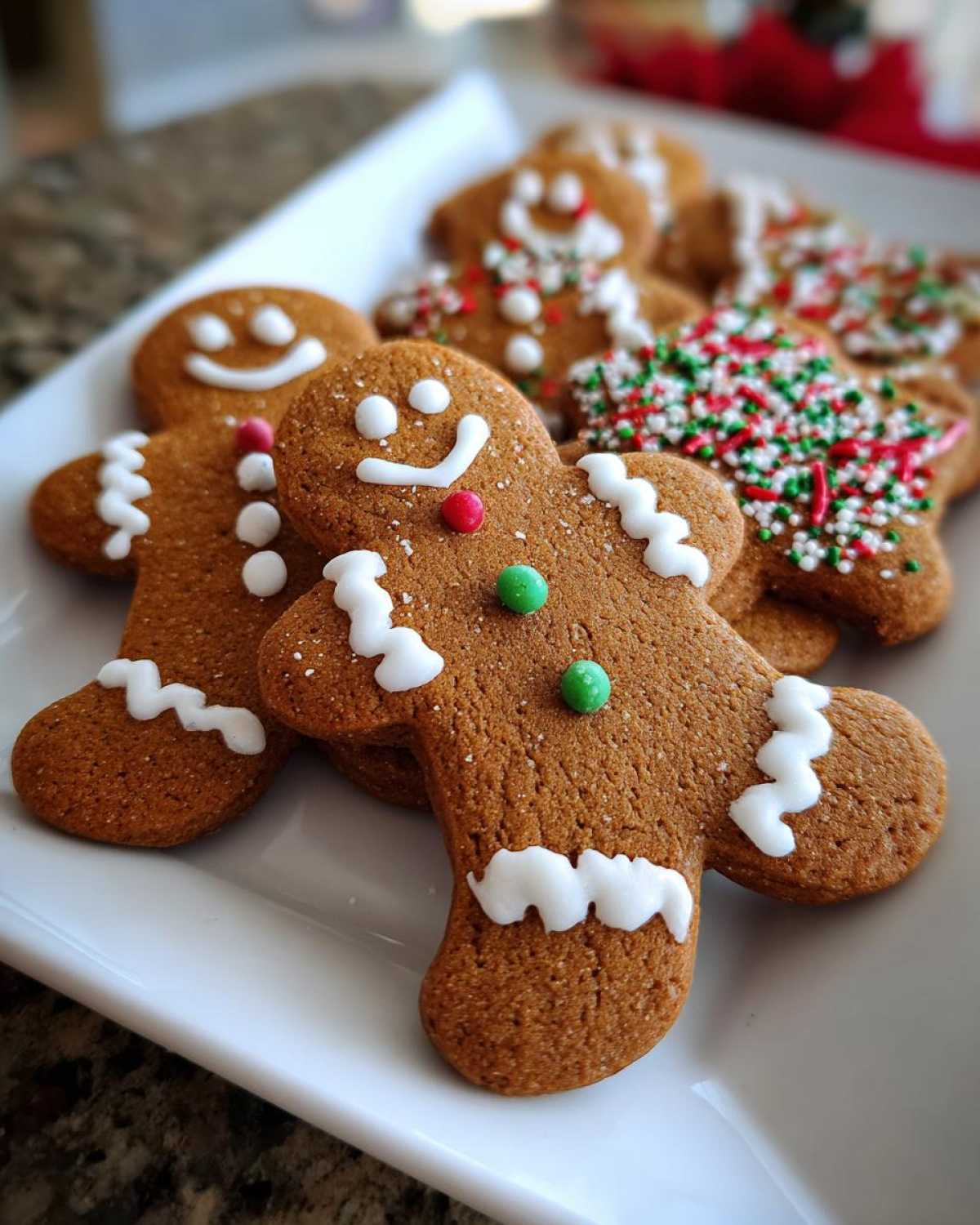 Classic Gingerbread Men Cookies (Spiced Christmas Tradition) - detail 4