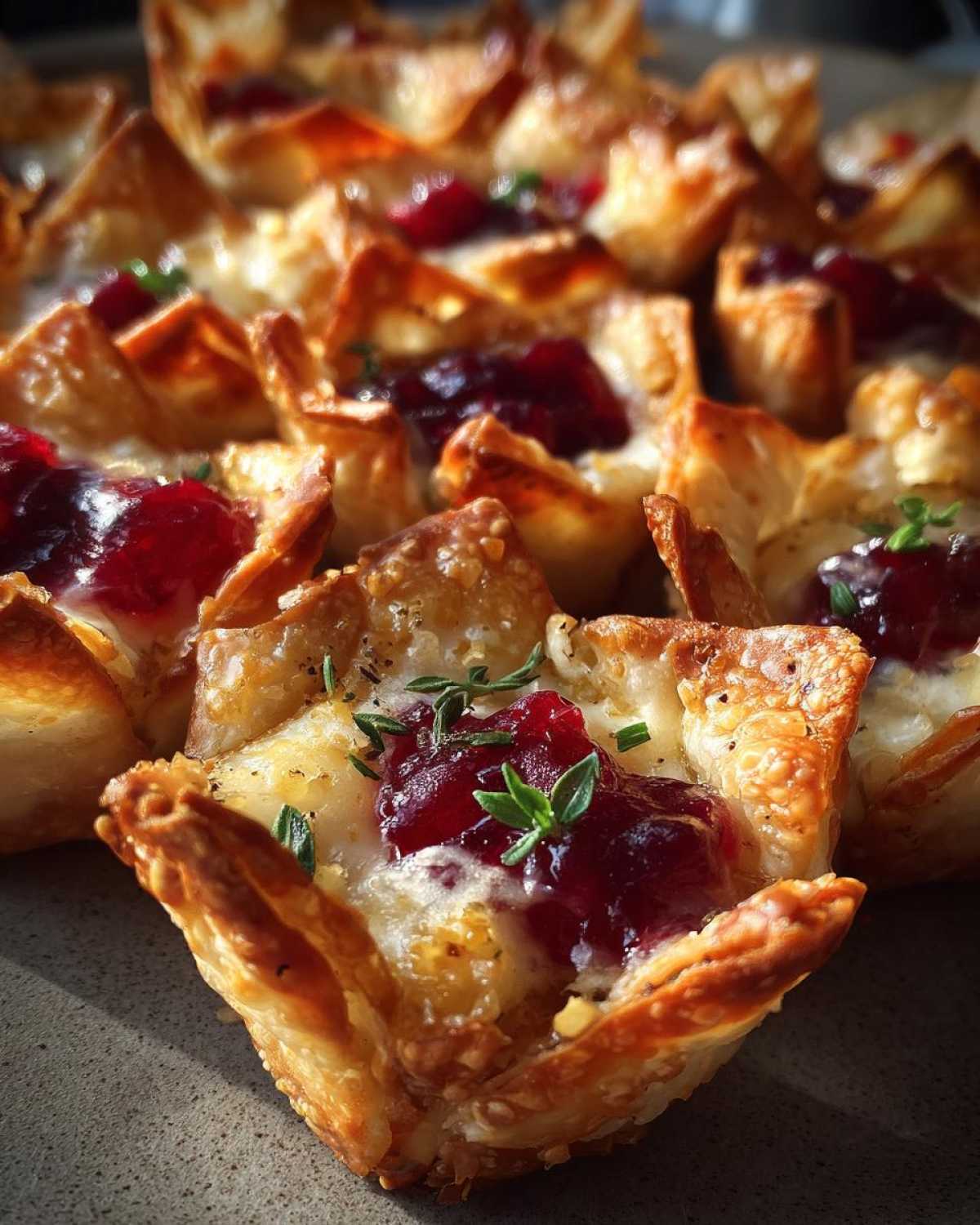 Cranberry Brie Bites (Easy 3-Ingredient Holiday Appetizer) - detail 4