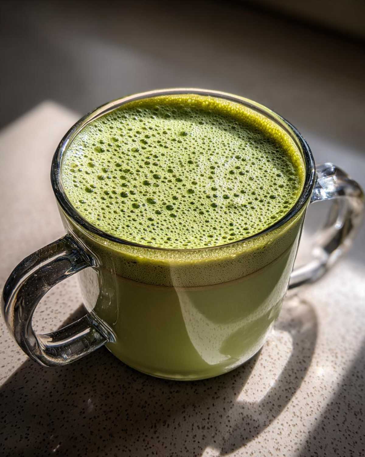 Creamy Matcha Green Tea Latte (Antioxidant Energy Boost) - detail 2
