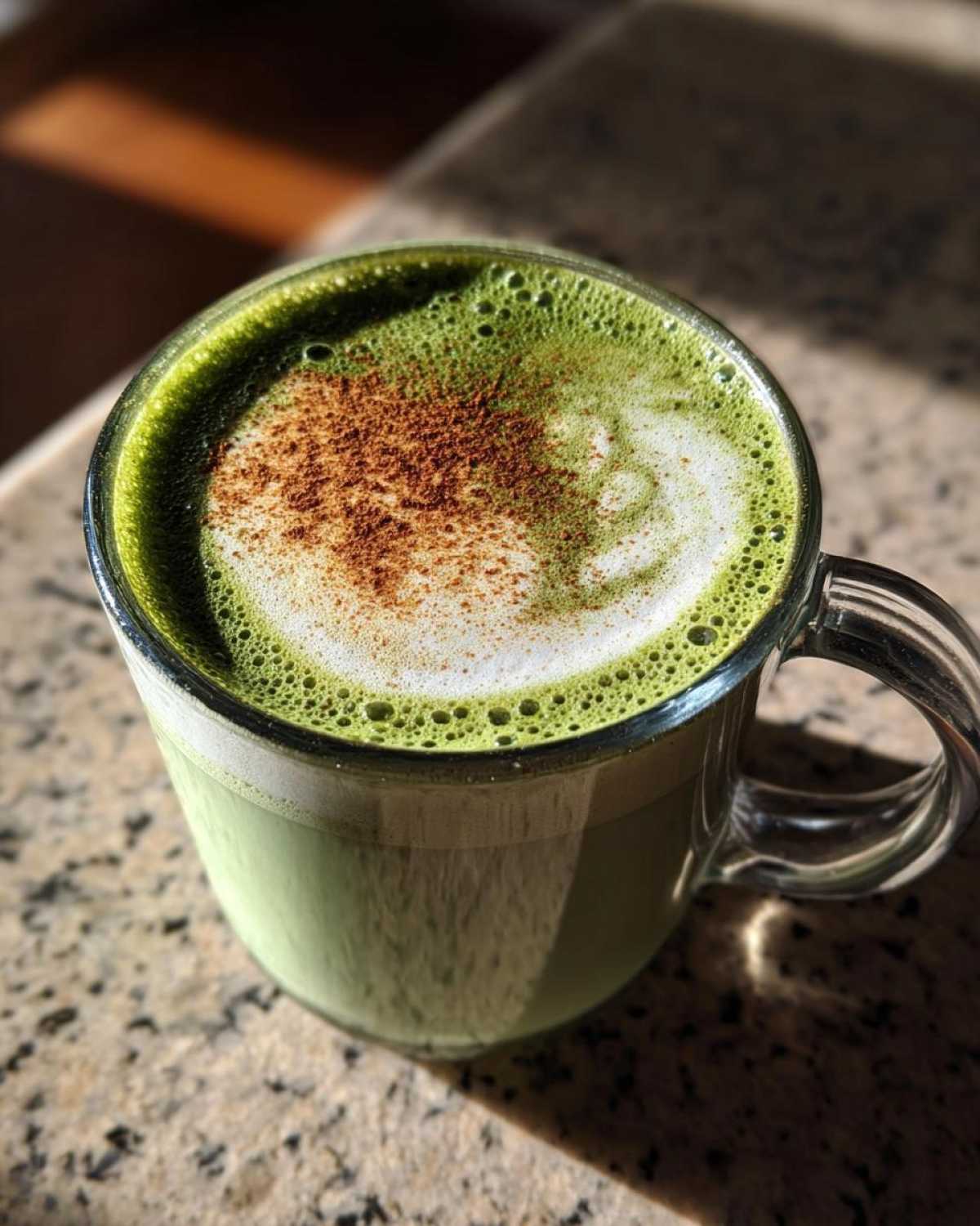 Creamy Matcha Green Tea Latte (Antioxidant Energy Boost) - detail 3