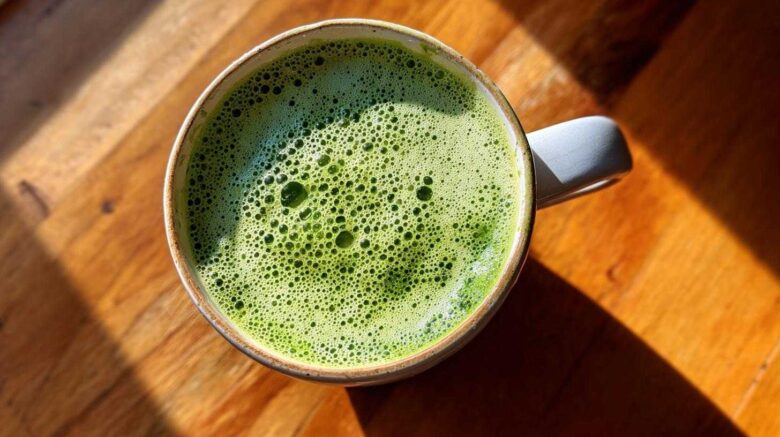 Creamy Matcha Green Tea Latte (Antioxidant Energy Boost)