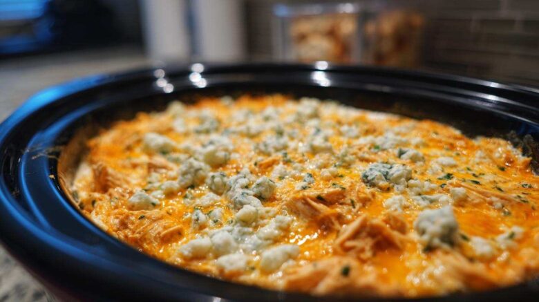 Crockpot Buffalo Chicken Dip (Ultimate Game Day Snack)